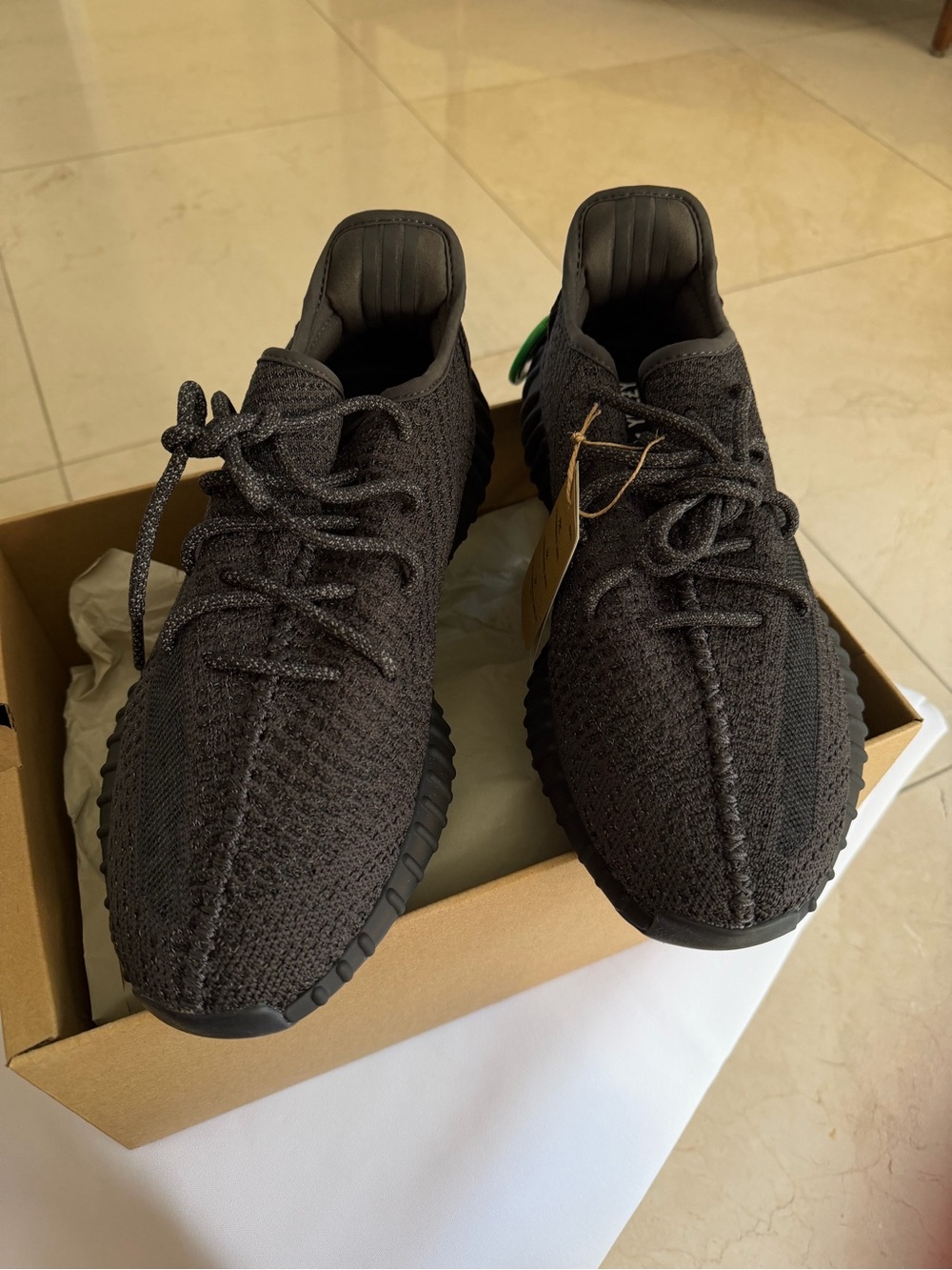 Yeezy Boost 350 V2 Static Black (Reflective) Sneakers